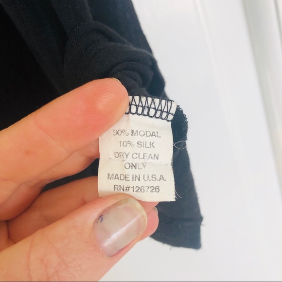 Kain Label black tank stripes & silver buttons OS - Picture 4 of 6